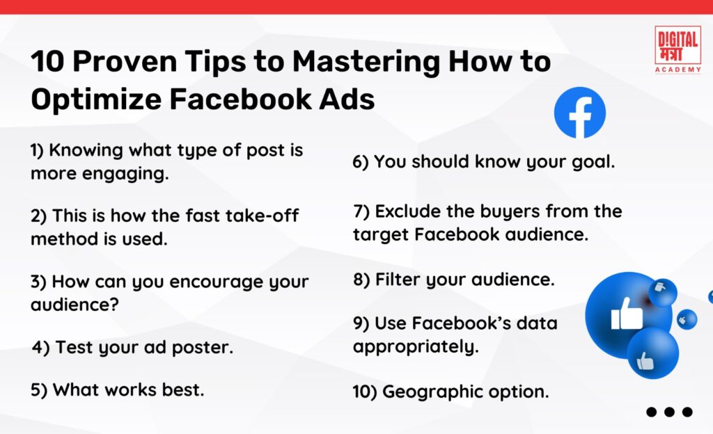 10 Proven Tips to Mastering How to Optimize Facebook Ads